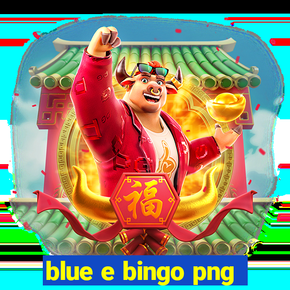 blue e bingo png