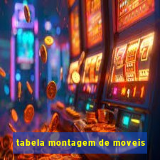 tabela montagem de moveis