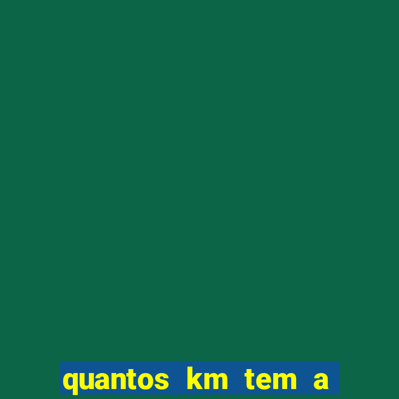 quantos km tem a serra de santos