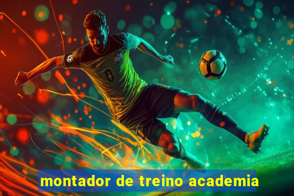 montador de treino academia